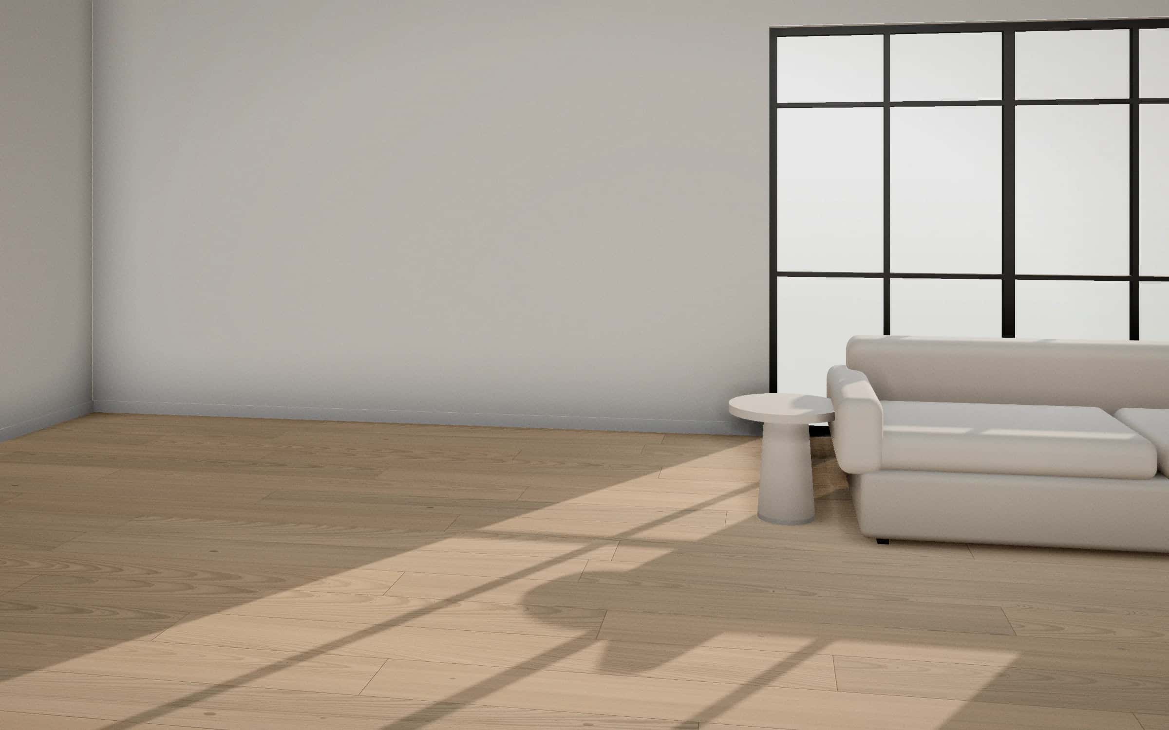Kade Eik XL in een lichte woonkamer