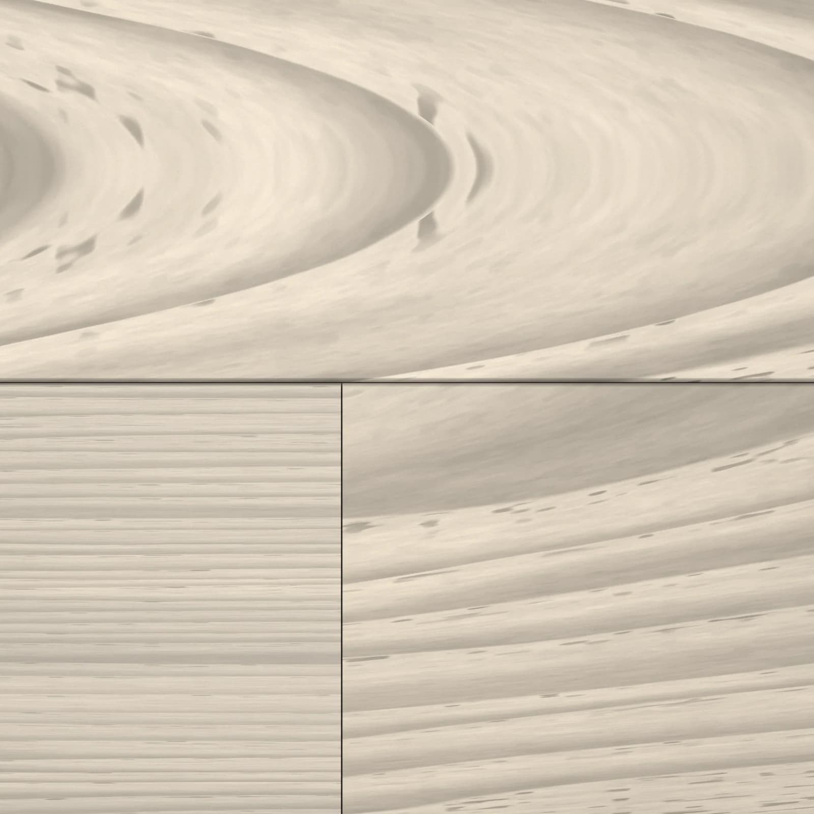 Close-up of Salt Ash: grain, bevel and joint